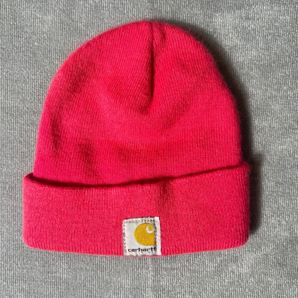 Carhartt Youth Acrylic Watch Hat Beanie Neon Pink Fuchsia Knit Cap OSFM